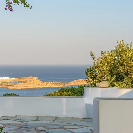 Amazing Sea View, Mykonos Cycladic Villa, Priv Pool Вилла *