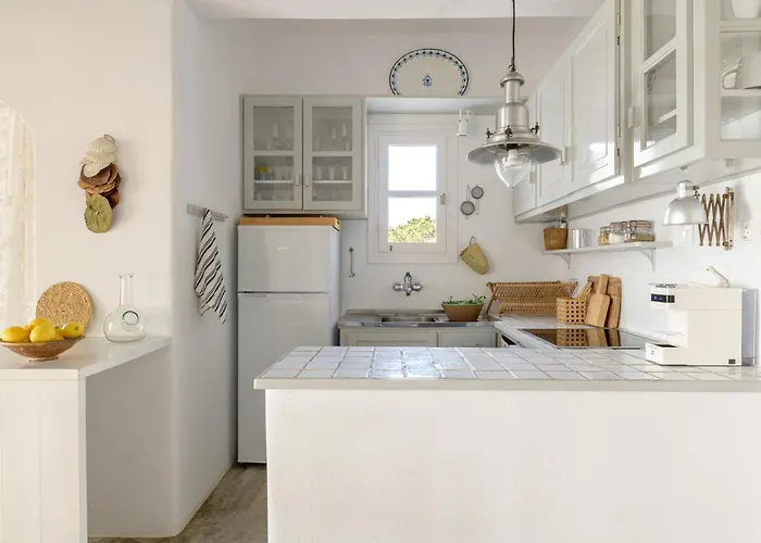 Amazing Sea View, Mykonos Cycladic Villa, Priv Pool Платис Ялос