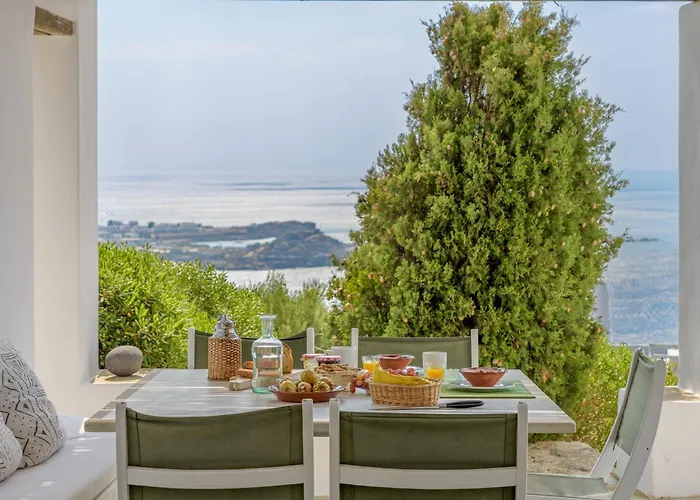 Вилла Amazing Sea View, Mykonos Cycladic Villa, Priv Pool