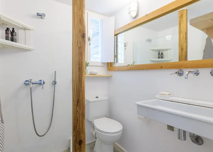 Amazing Sea View, Mykonos Cycladic Villa, Priv Pool Вилла Платис Ялос