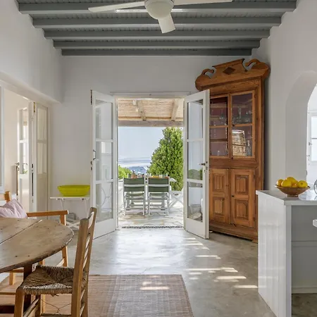 别墅 Amazing Sea View, Mykonos Cycladic Villa, Priv Pool 普拉迪斯亚罗斯