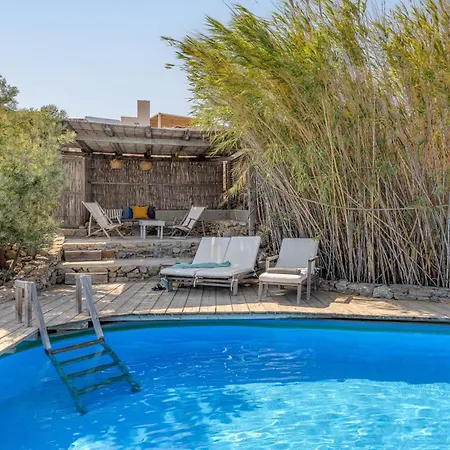 Amazing Sea View, Mykonos Cycladic Villa, Priv Pool 普拉迪斯亚罗斯