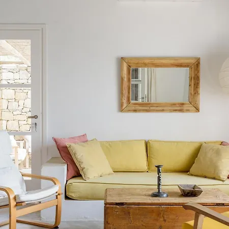 Amazing Sea View, Mykonos Cycladic Villa, Priv Pool * 普拉迪斯亚罗斯