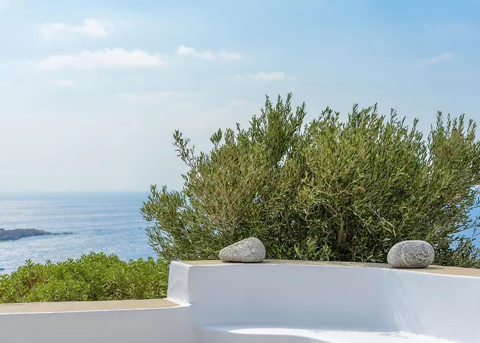 Amazing Sea View, Mykonos Cycladic Villa, Priv Pool Villa *