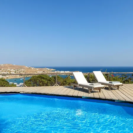 Amazing Sea View, Mykonos Cycladic Villa, Priv Pool
