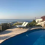 Amazing Sea View, Mykonos Cycladic Villa, Priv Pool *