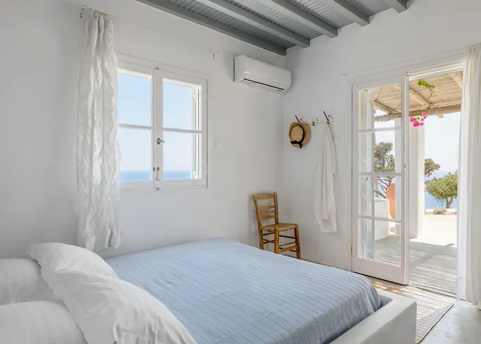 Amazing Sea View, Mykonos Cycladic Villa, Priv Pool